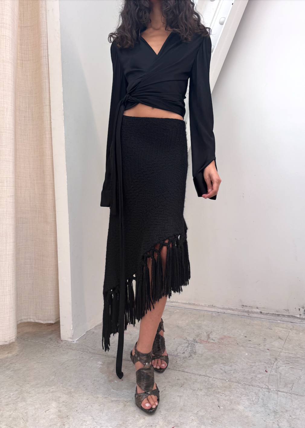 DOLCE & GABBANA KNITTED SKIRT - F/W 2002