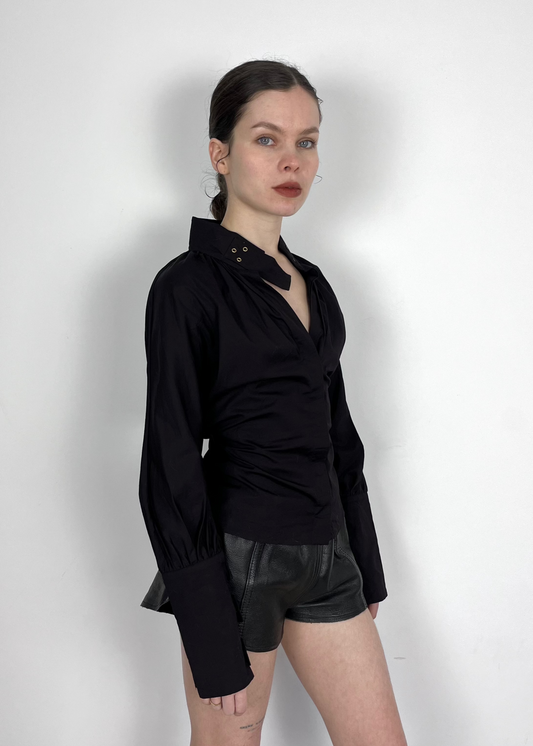 GUCCI PURPLE DOLMAN SHIRT - F/W 2003