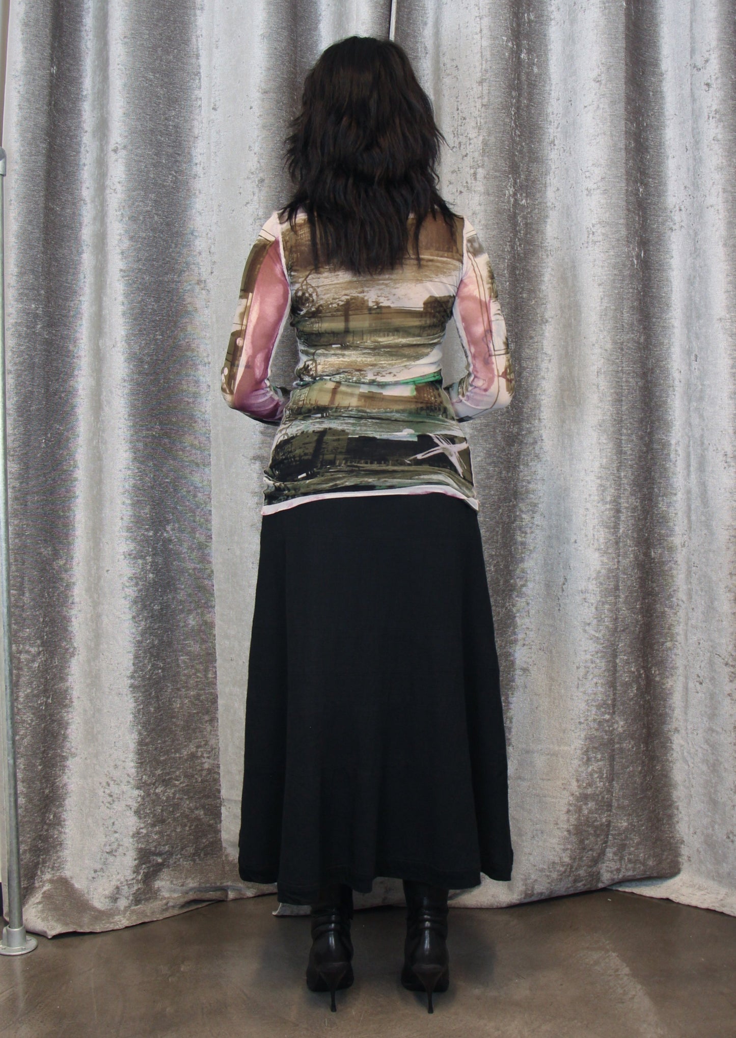 JEAN PAUL GAULTIER MESH CITY TOP
