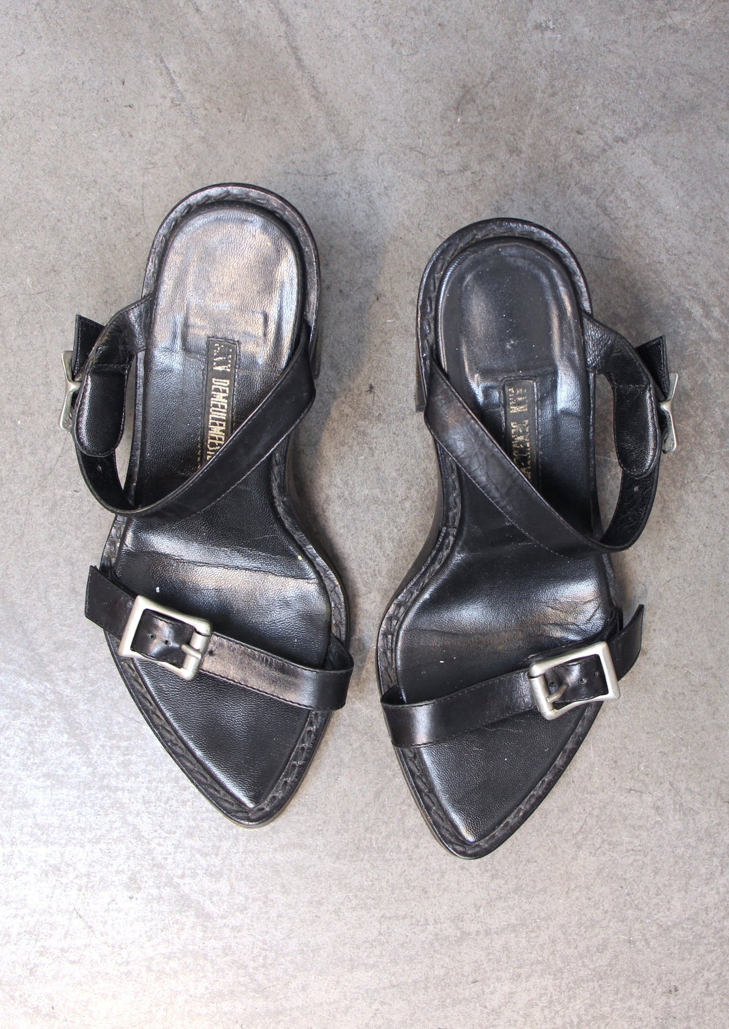 ANN DEMEULEMEESTER SANDALS WITH BUCKLES - S/S 2003