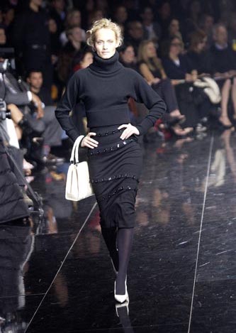 DOLCE & GABBANA MINI BUTTON DRESS - F/W 2003