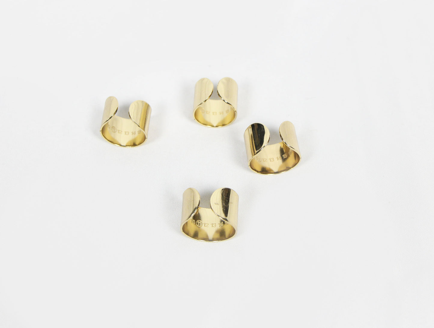 MAISON MARTIN MARGIELA SET OF 4 RINGS - F/W 2013