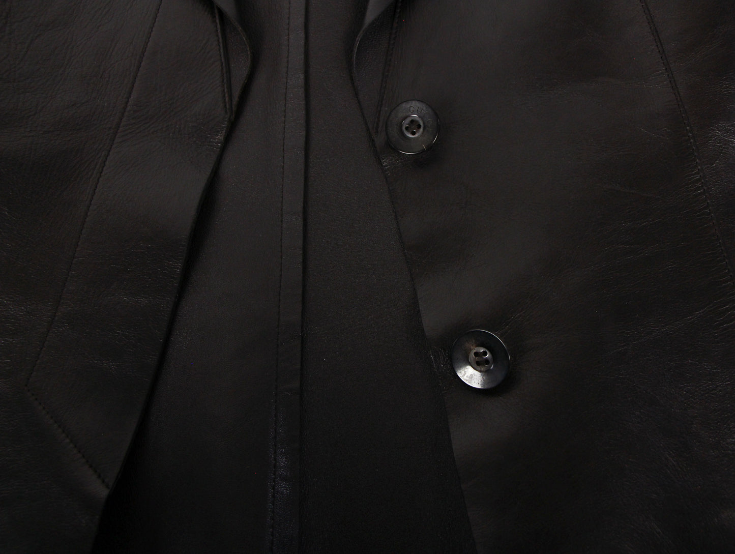 ON HOLD - DO NOT BUY - GUCCI BY TOM FORD BROWN LEATHER BLAZER - S/S 1998