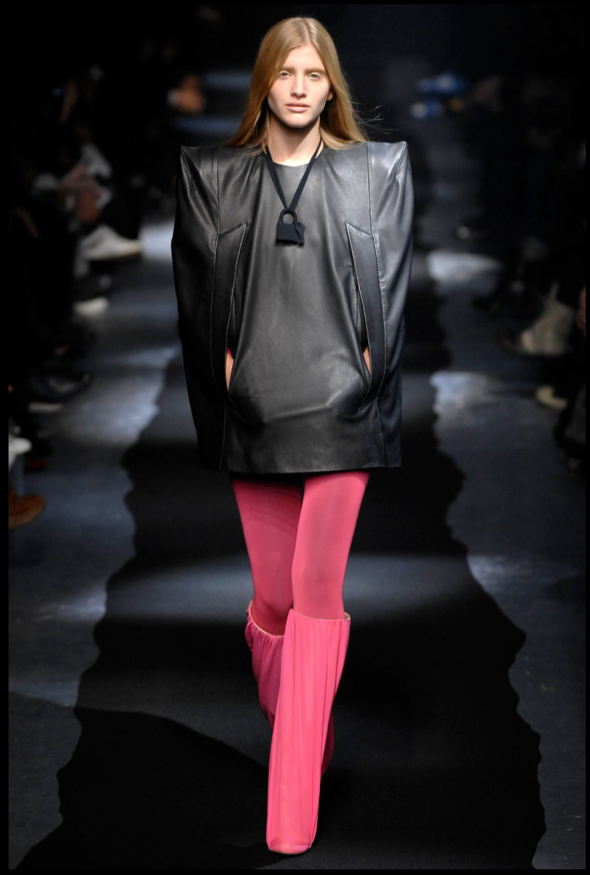 MAISON MARTIN MARGIELA PINK CIRCULAR SLEEVE KNIT - F/W 2007