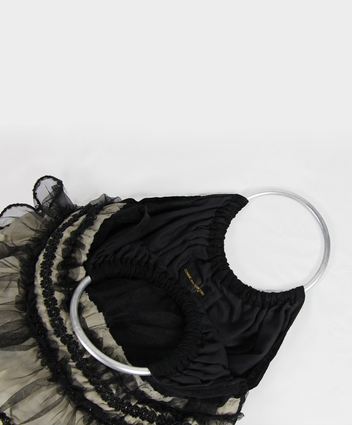 COMME DES GARÇONS B&W RUFFLE BAG - F/W 2008