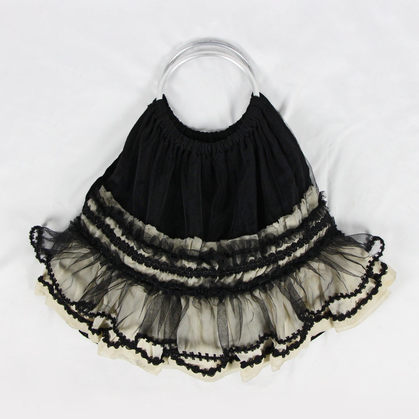 COMME DES GARÇONS B&W RUFFLE BAG - F/W 2008