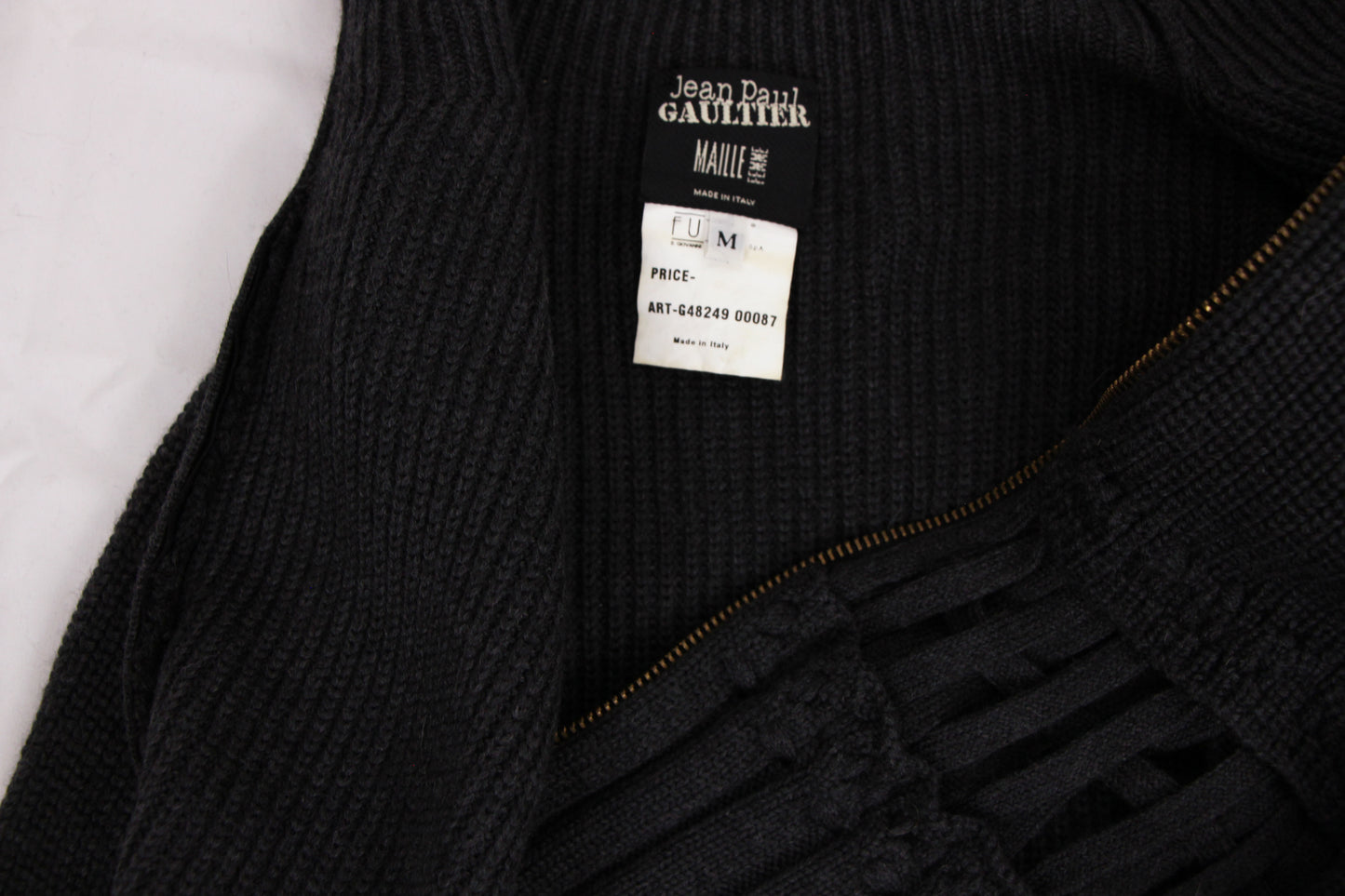 JEAN-PAUL GAULTIER CAGE SWEATER - F/W 2004