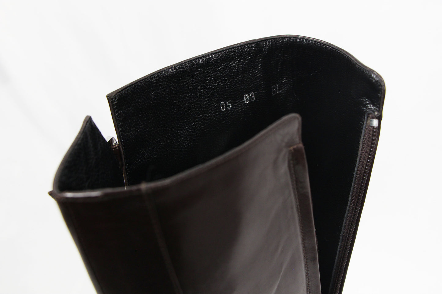 DIOR BY JOHN GALLIANO BROWN BOOTS - S/S 2002