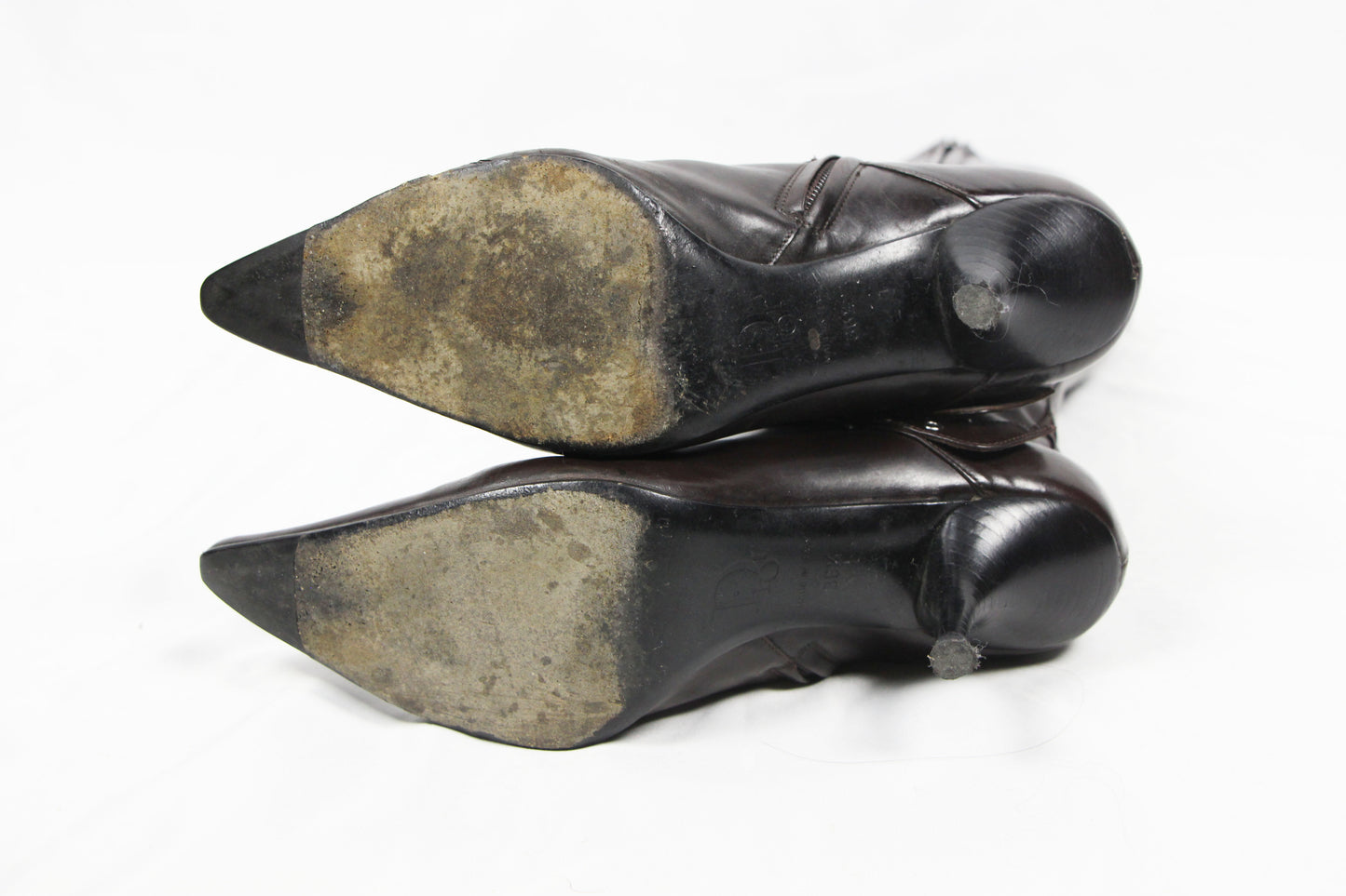 DIOR BY JOHN GALLIANO BROWN BOOTS - S/S 2002