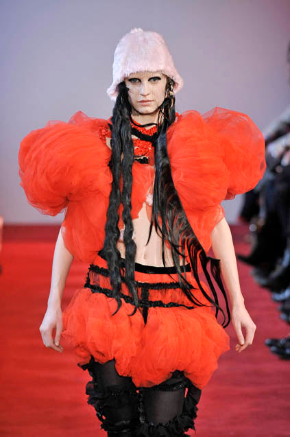 COMME DES GARÇONS B&W RUFFLE BAG - F/W 2008