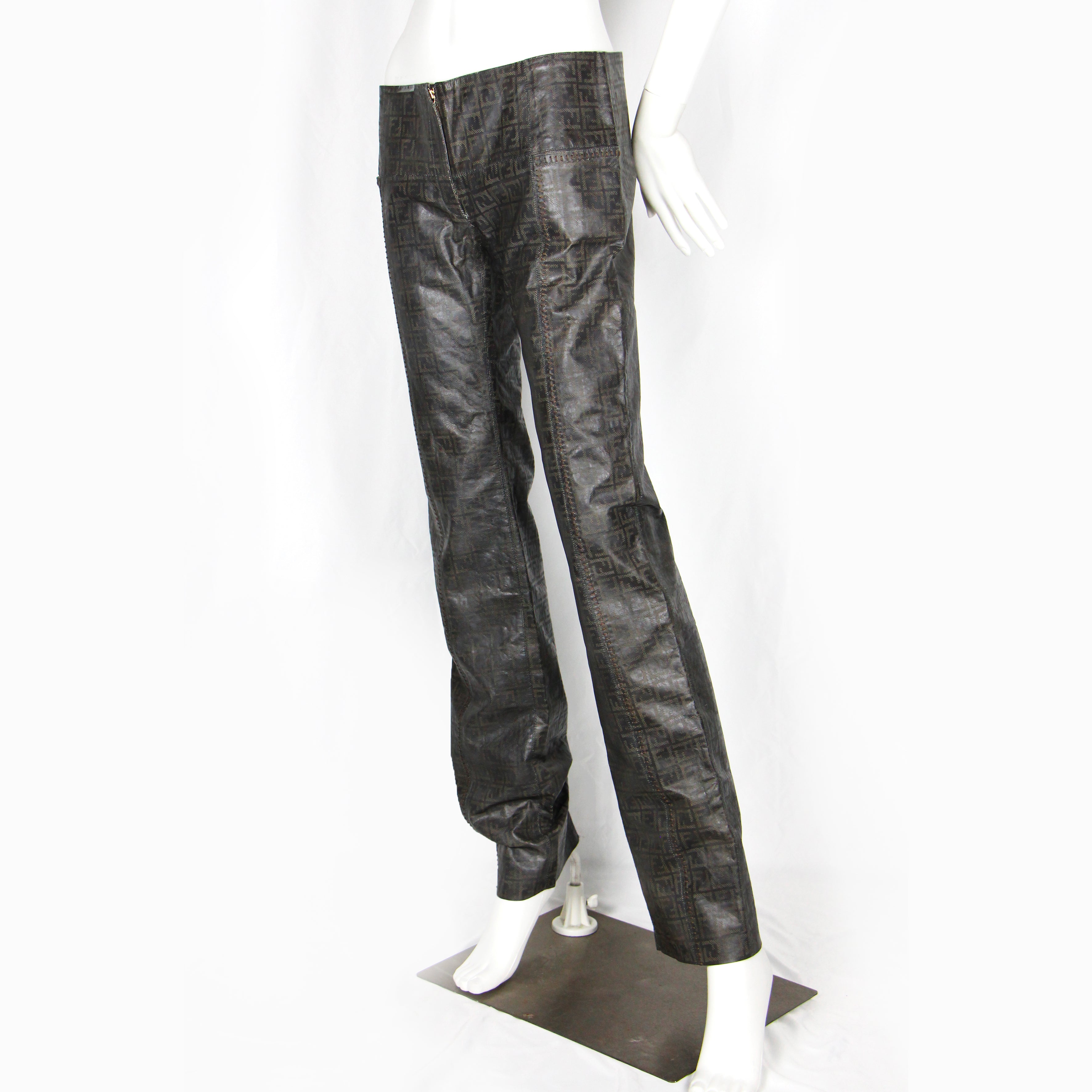 Fendi best sale leather pants