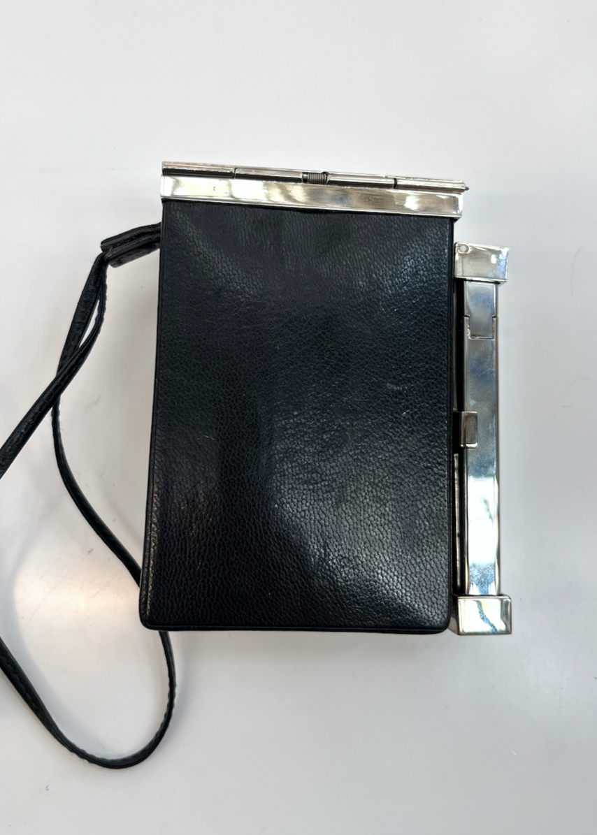 ysl cigarette box bag Yves Saint Laurent Chain offset with two metal chain tassels Pre-loved Smoking Box Crossbody -