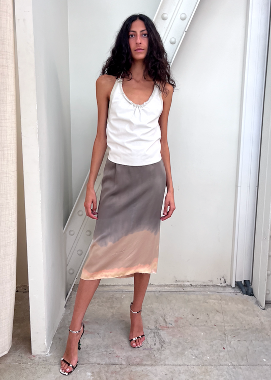 MARNI TIE AND DYE SKIRT - F/W 2004