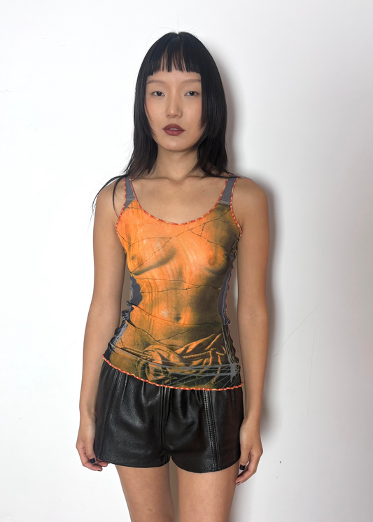 JEAN PAUL GAULTIER MESH TANK TOP - S/S 1999