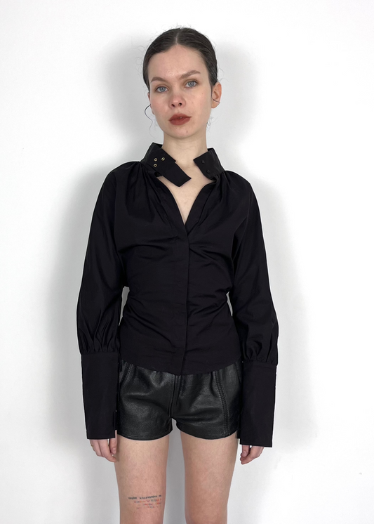 GUCCI PURPLE DOLMAN SHIRT - F/W 2003