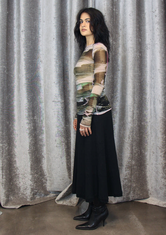 JEAN PAUL GAULTIER MESH CITY TOP