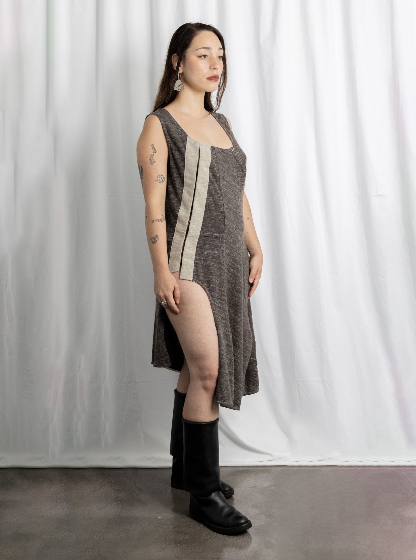 COMME DES GARÇONS ASYMMETRIC DECONSTRUCTED DRESS - F/W 1998