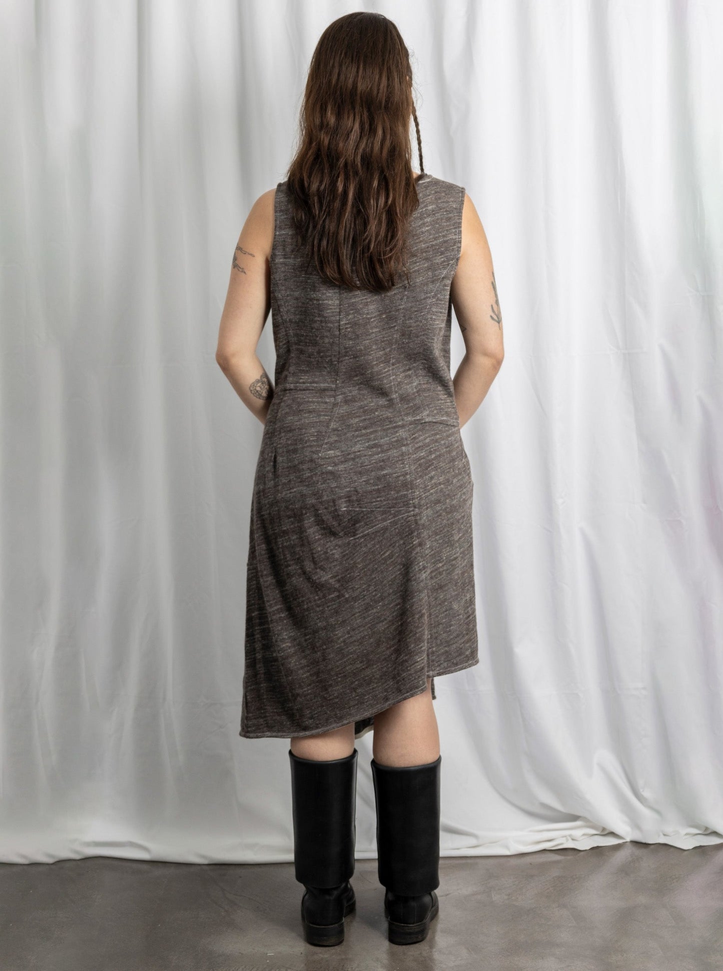 COMME DES GARÇONS ASYMMETRIC DECONSTRUCTED DRESS - F/W 1998