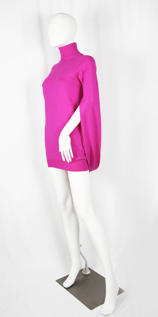 MAISON MARTIN MARGIELA PINK CIRCULAR SLEEVE KNIT - F/W 2007