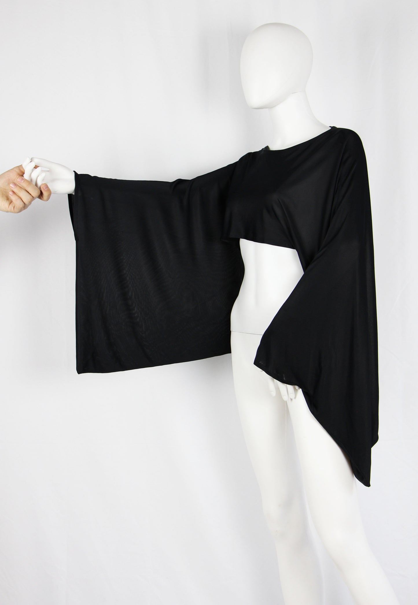 JEAN PAUL GAULTIER KIMONO SLEEVE CROP TOP - S/S 1999