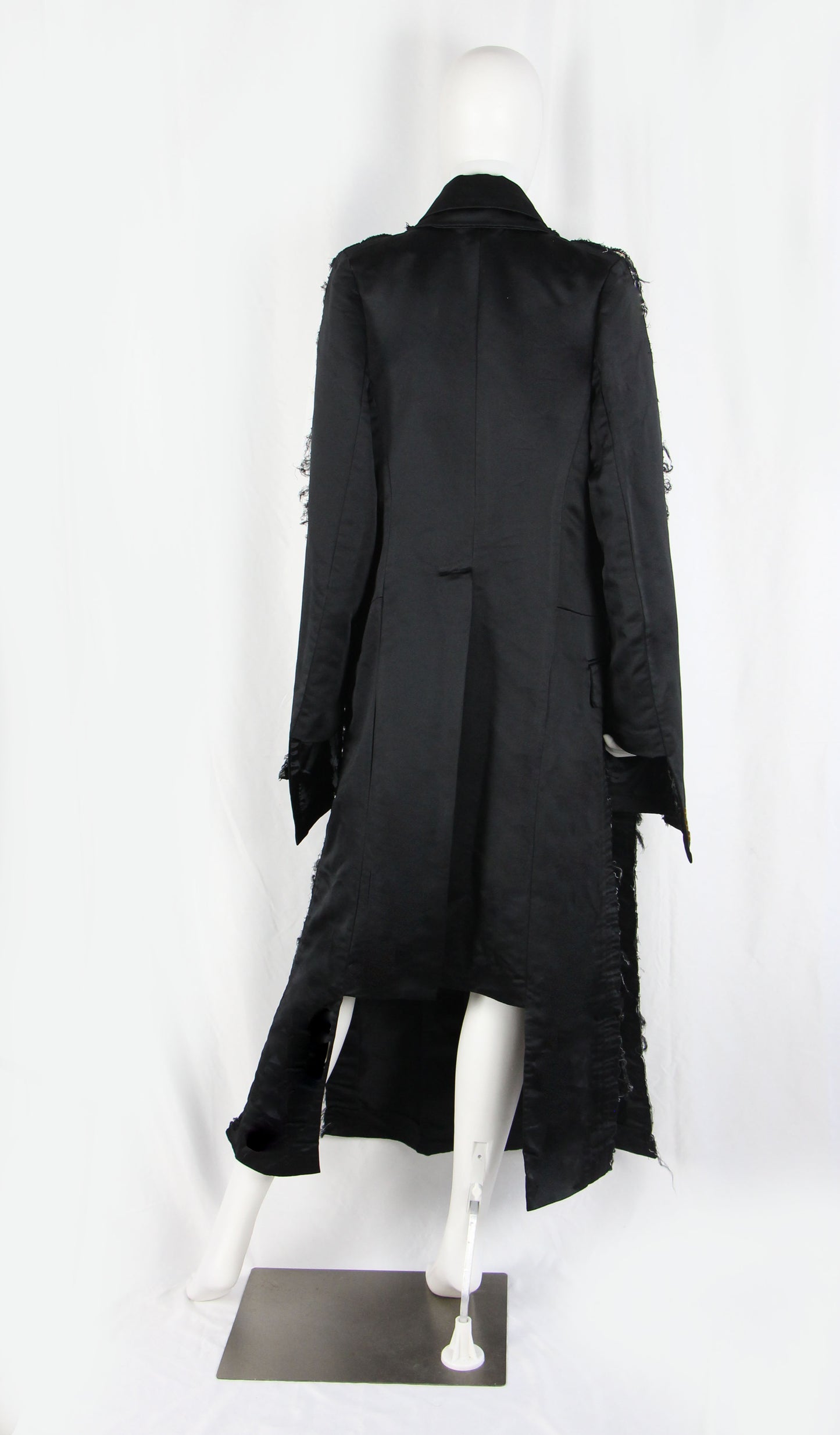 COMME DES GARÇONS LONG FRAYED COAT - c. 2019
