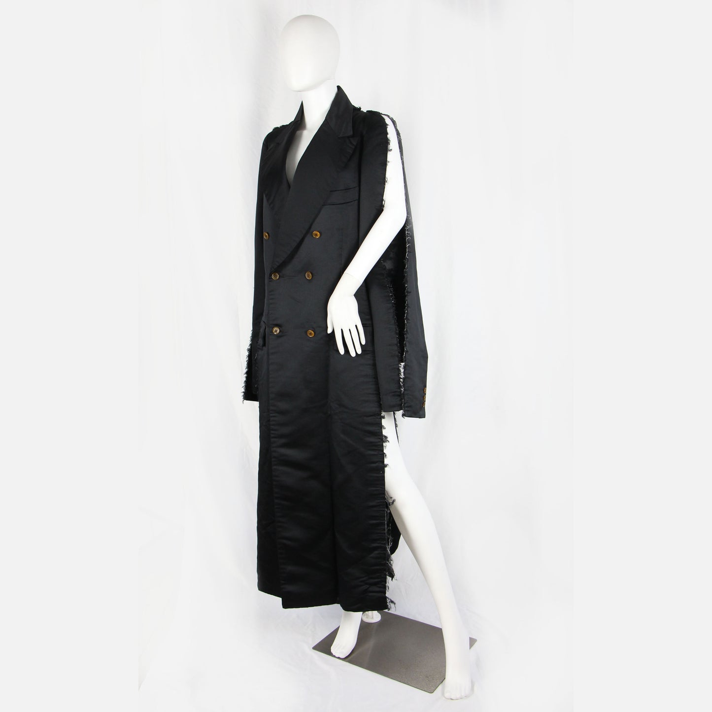 COMME DES GARÇONS LONG FRAYED COAT - c. 2019