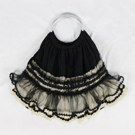 COMME DES GARÇONS B&W RUFFLE BAG - F/W 2008