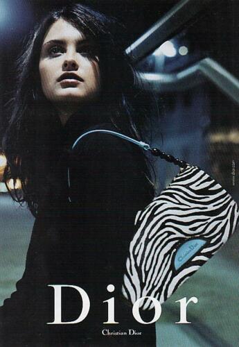Dior Malice Crossbody bag sac malice zèbre noir et blanc rayé fall 1999