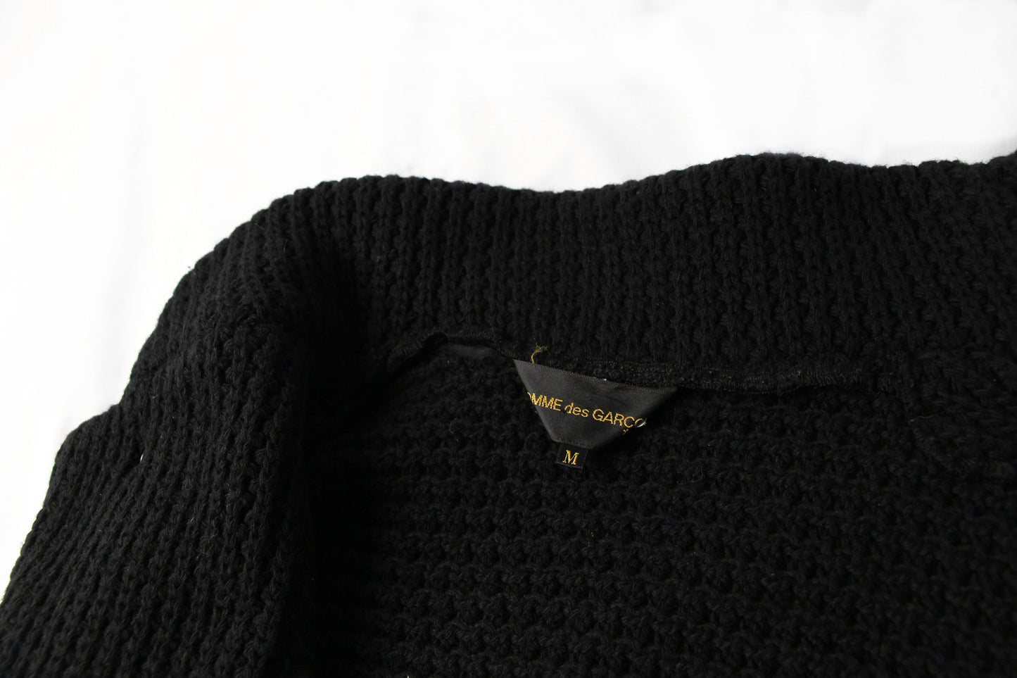 COMME DES GARCONS TWISTED BLACK KNIT - F/W 2002