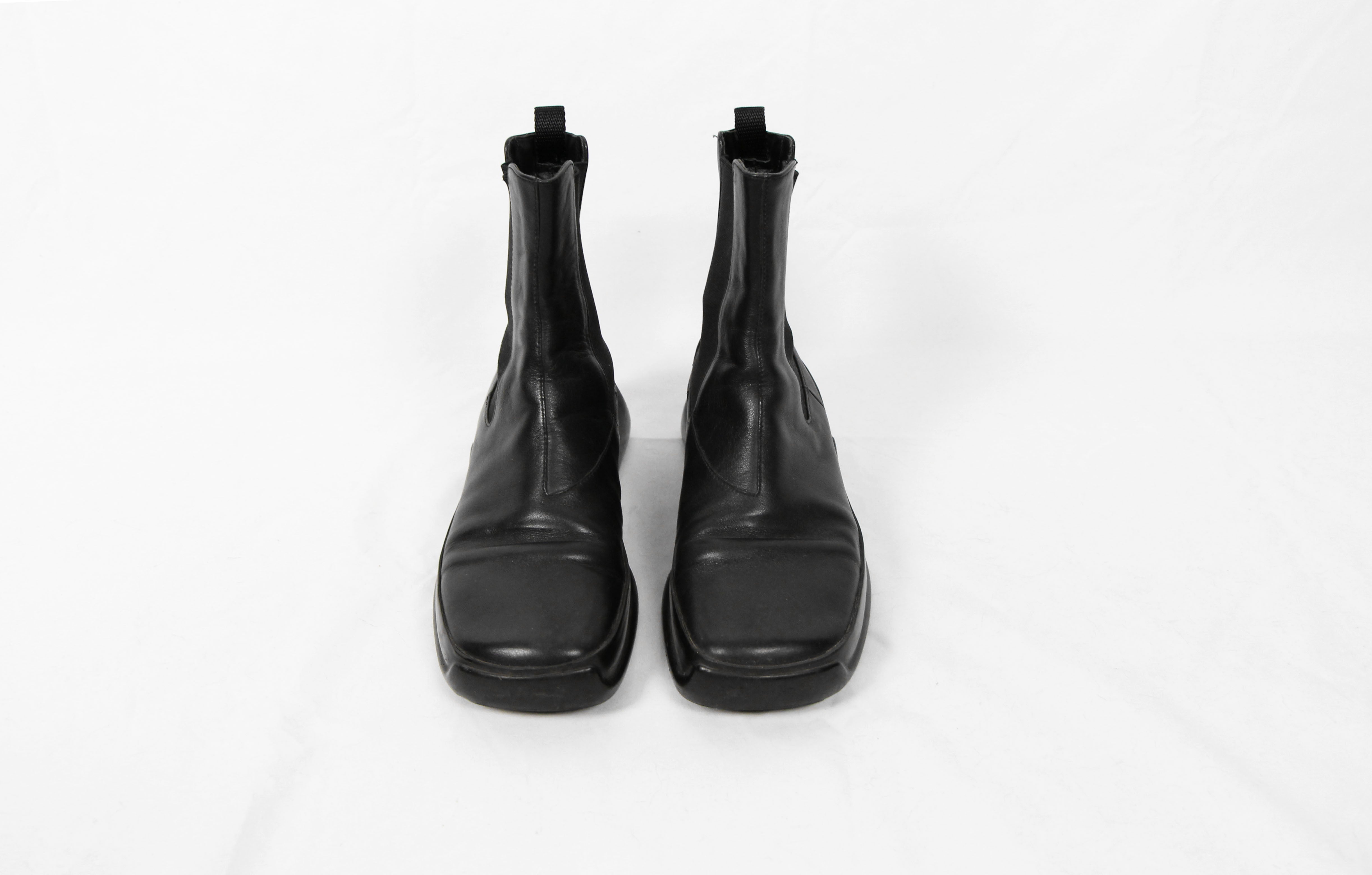 PRADA BLACK ANKLE BOOTS - F/W 1999