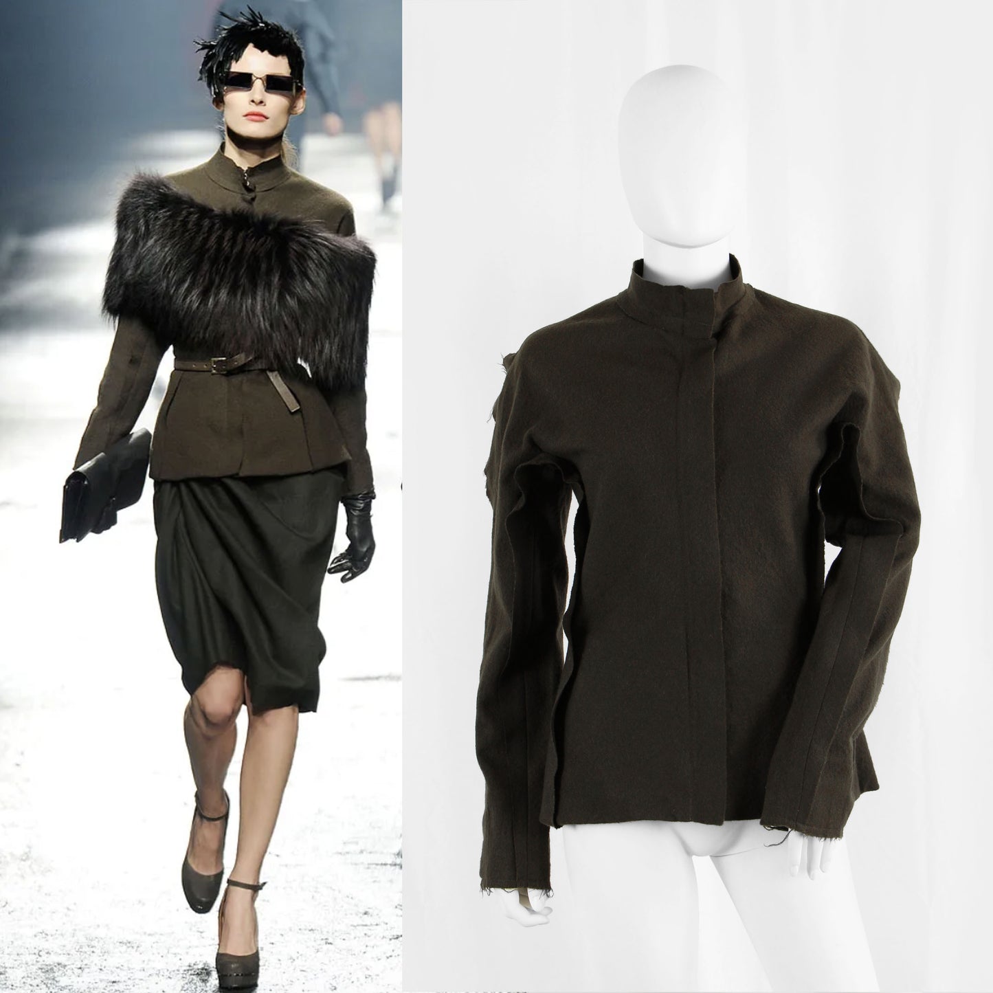 LANVIN INSIDE OUT WOOL JACKET - F/W 2009