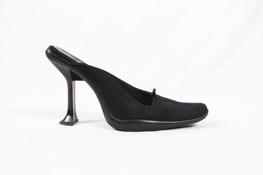 PRADA BLACK MESH MULES - F/W 1999