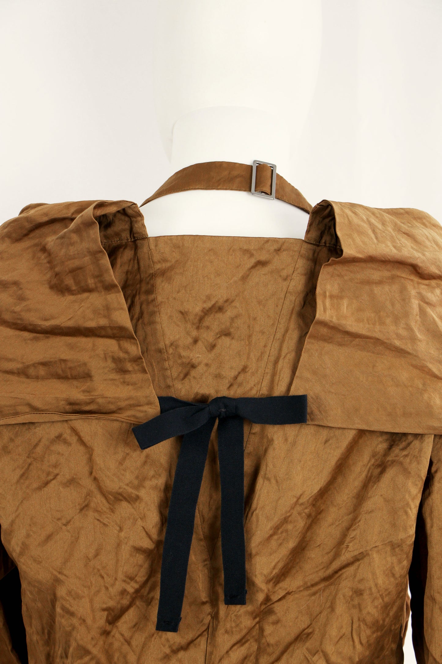 PRADA BRONZE CRINKLED JACKET - S/S 2009
