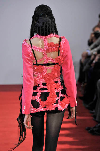 COMME DES GARÇONS B&W RUFFLE BAG - F/W 2008